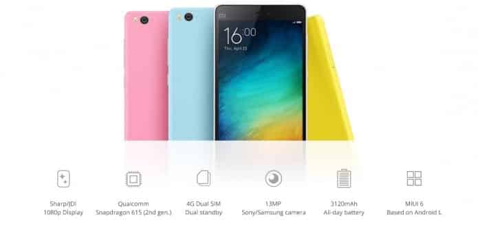 Xiaomi Mi 4iは本日午後2時にFlipkart限定で12999ルピーで発売される