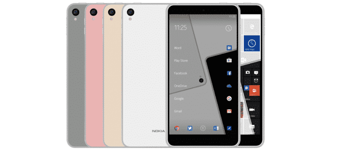Nokia C1スマートフォンの流出画像にはAndroid 6.0とWindows 10のバージョンが示されている
