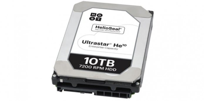 Western Digital の HGST がヘリウム充填 10TB ハードドライブを発売