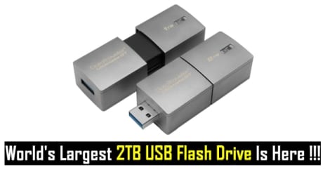 見よ、この Kingston ペンドライブ (USB スティック) の容量はなんと 2TB です。