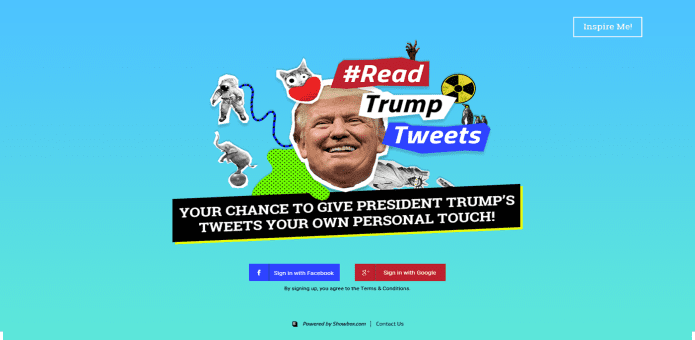 Showbox の #ReadTrumpTweets キャンペーンが人々に（一部の）力を取り戻す