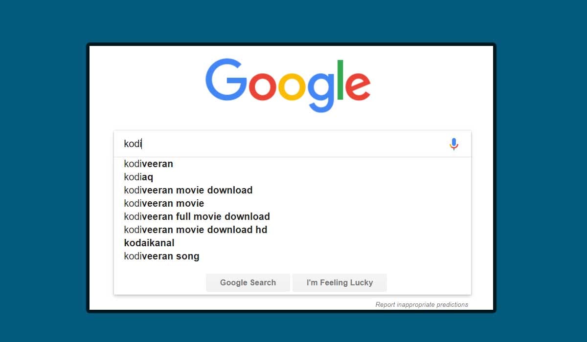 Google、オートコンプリート検索ボックスから「Kodi」という用語を削除