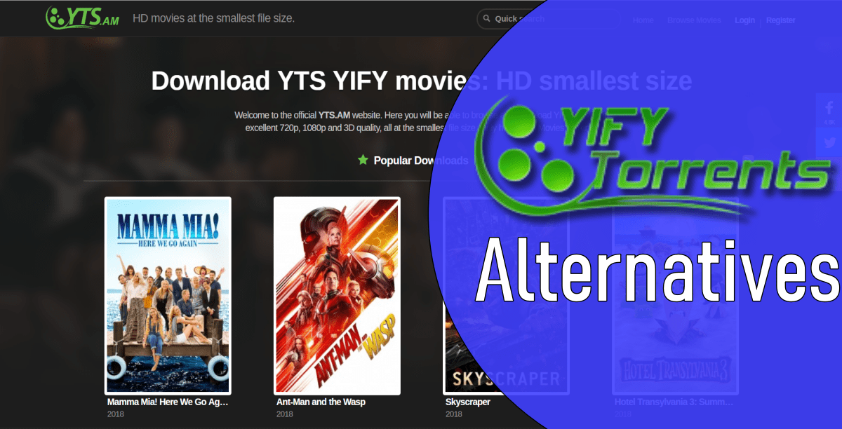 2024 年の YIFY/YTS 代替サイト/プロキシ ベスト 10 (稼働中)