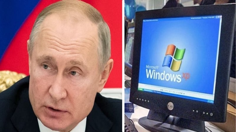 ロシアのウラジーミル・プーチン大統領は依然として「時代遅れの」Windows XPを使用しているとの報告書