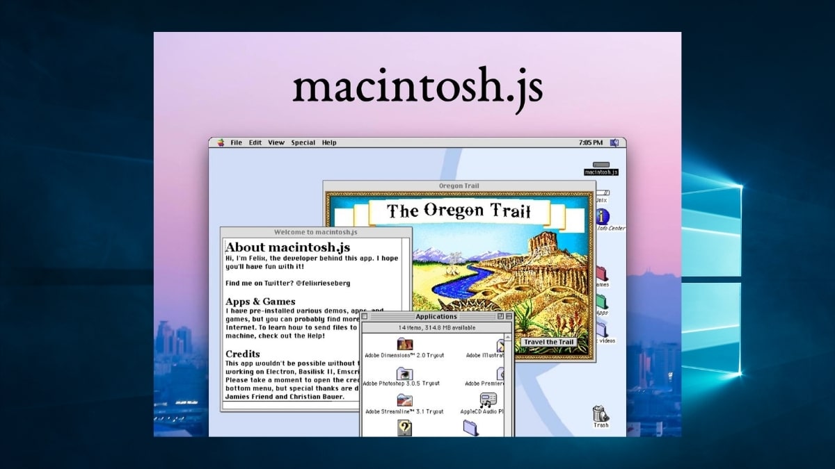 Windows および Linux 用の Mac OS 8 がエミュレータとして利用可能に