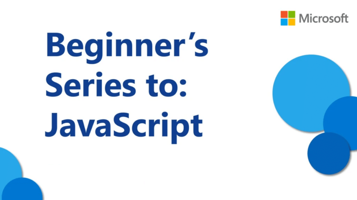 Microsoft、初心者向けの無料の JavaScript チュートリアルを YouTube で紹介