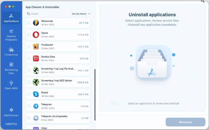 App Cleaner & Uninstaller