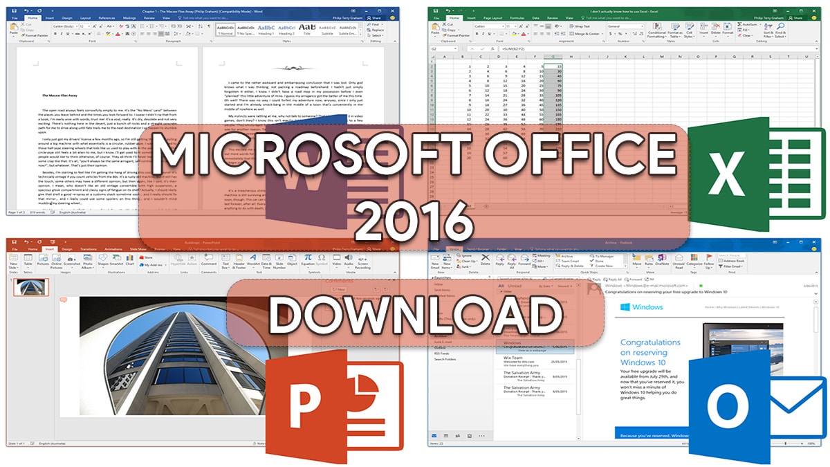 Microsoft Office 2016 無料ダウンロード (フルバージョン)