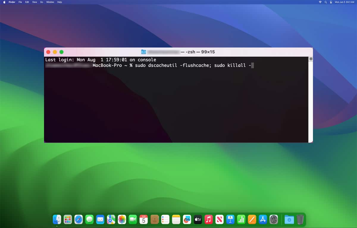 macOS Sonoma で DNS キャッシュをフラッシュする方法