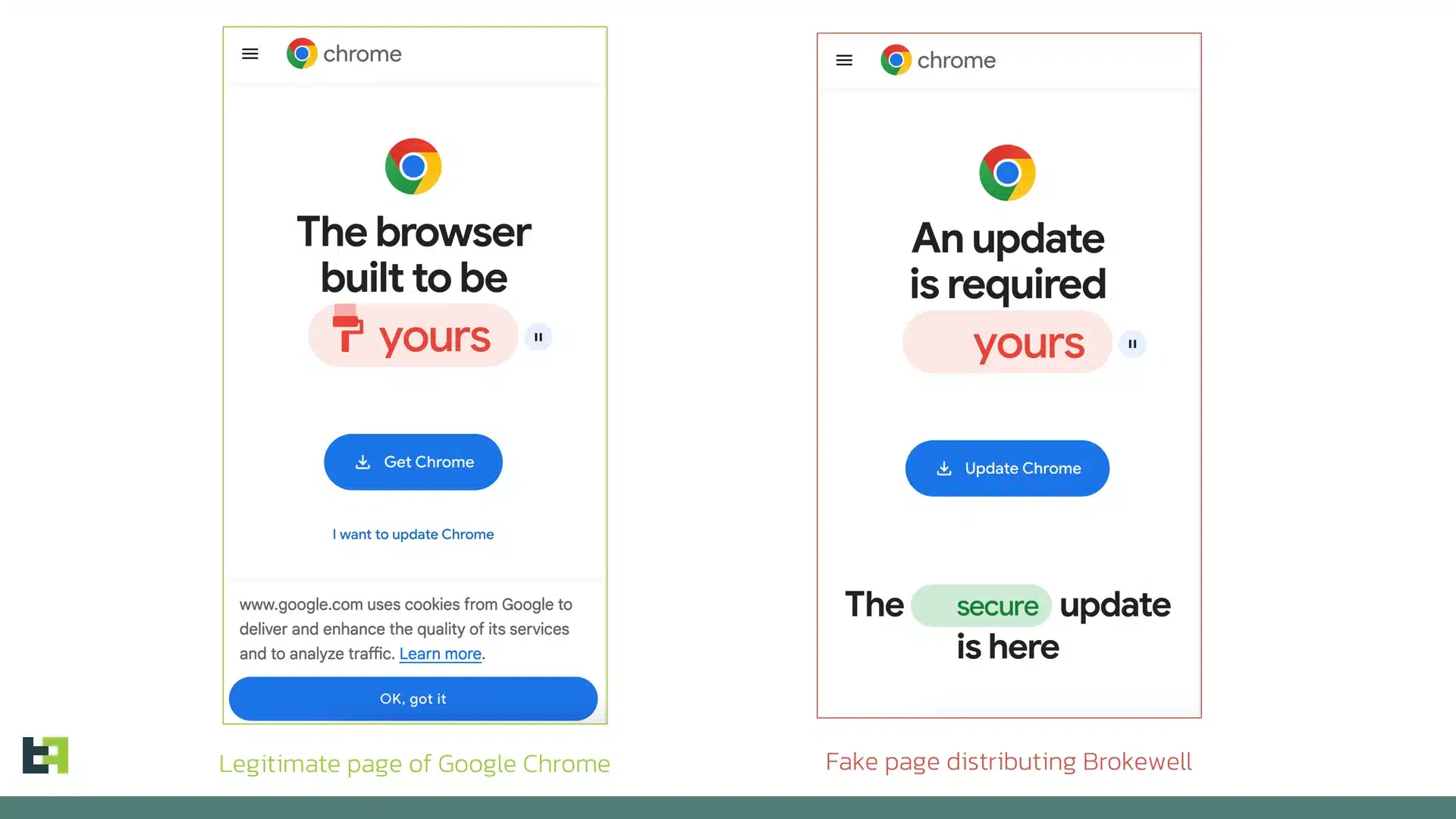 Android マルウェアが偽の Chrome 更新プロンプトで銀行口座をハッキング