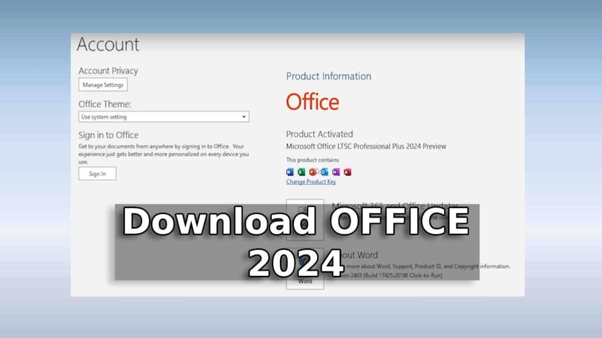 Microsoft Office 2024 無料ダウンロード