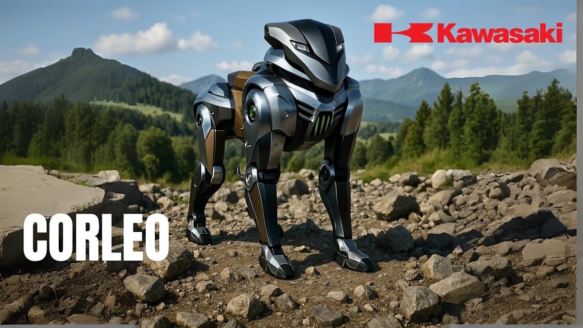 川崎によって発表された乗り心地ロボット馬